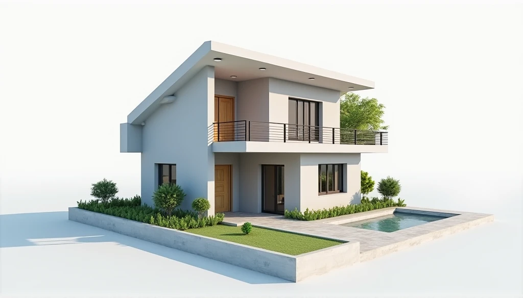 Plan d'implantation sur parcelle