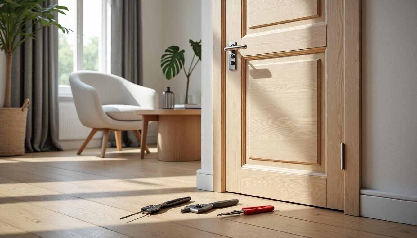 Découvrez 5 méthodes efficaces pour ouvrir une porte claquée sans clé rapidement et facilement, sans endommager votre porte.