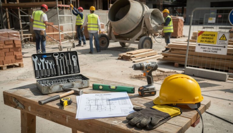Découvrez les outils indispensables pour réussir votre chantier efficacement, garantir la qualité de vos travaux et optimiser votre temps sur le terrain.