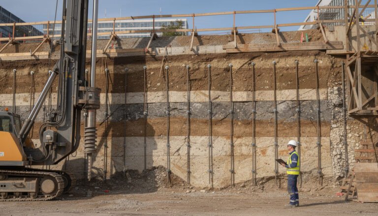 Découvrez les méthodes efficaces de consolidation des sols par parois clouées pour assurer la stabilité des terrains et optimiser les travaux de construction.