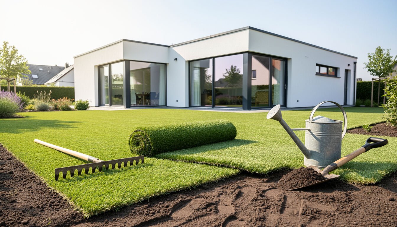 Découvrez le meilleur moment pour poser une pelouse après une construction afin d'assurer une croissance optimale et un jardin verdoyant.