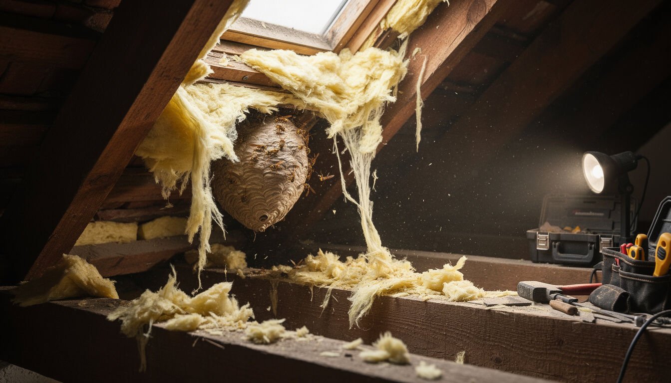 Découvrez les risques et conseils essentiels avant de décider de laisser un nid de guêpes sous votre toiture. Sécurité, infestation et solutions adaptées expliquées.