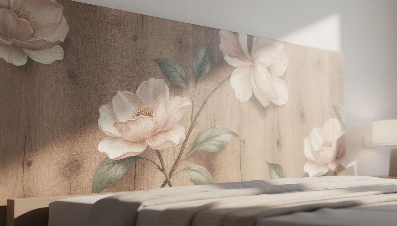 Découvrez des idées déco avec du papier peint trompe-l'œil pour sublimer votre tête de lit. Inspirez-vous des conseils Leroy Merlin pour une chambre originale et élégante.