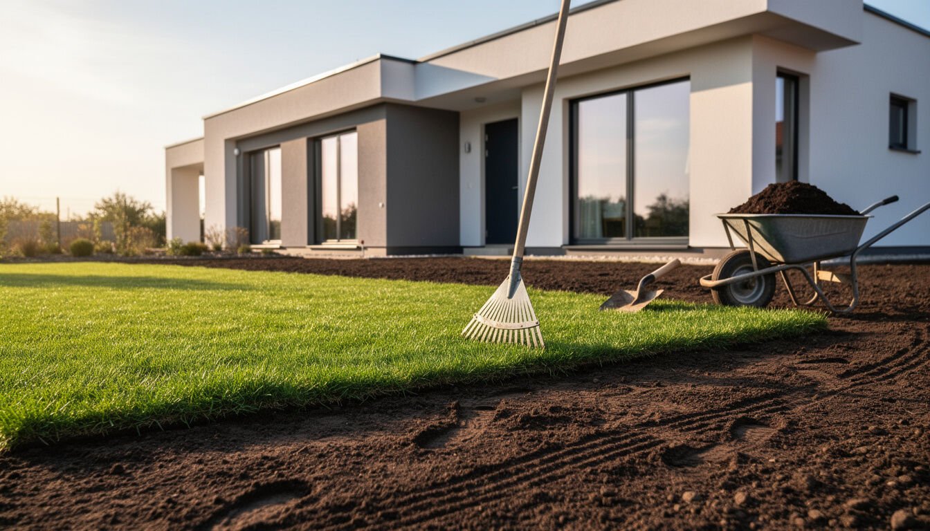 Découvrez le meilleur moment pour poser une pelouse après une construction afin d'assurer une belle croissance et un gazon durable.