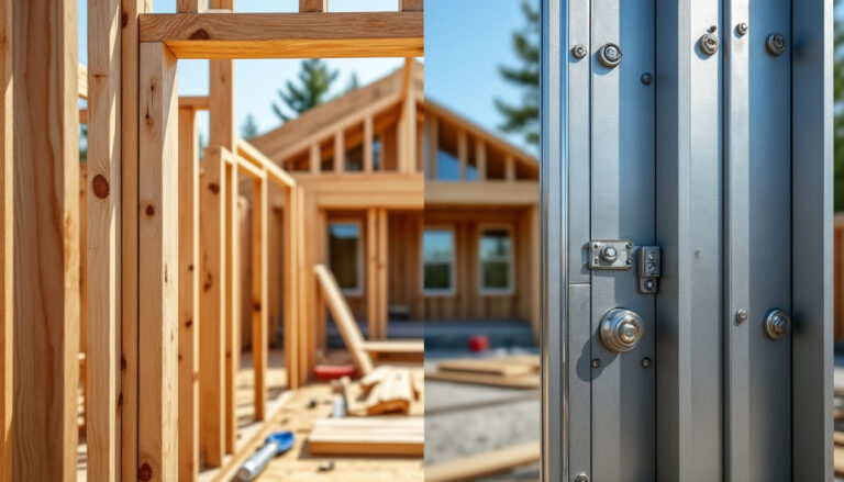 découvrez comment choisir entre une charpente en bois ou en métal pour votre construction, avec conseils sur les avantages, la durabilité et le coût de chaque option.